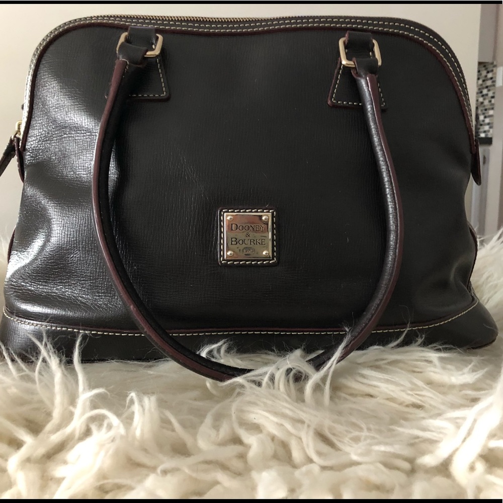 Dooney & Bourke dark brown satchel
